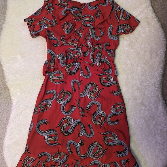 Sacred Hawk Tea Dress - Picture 3 of 11